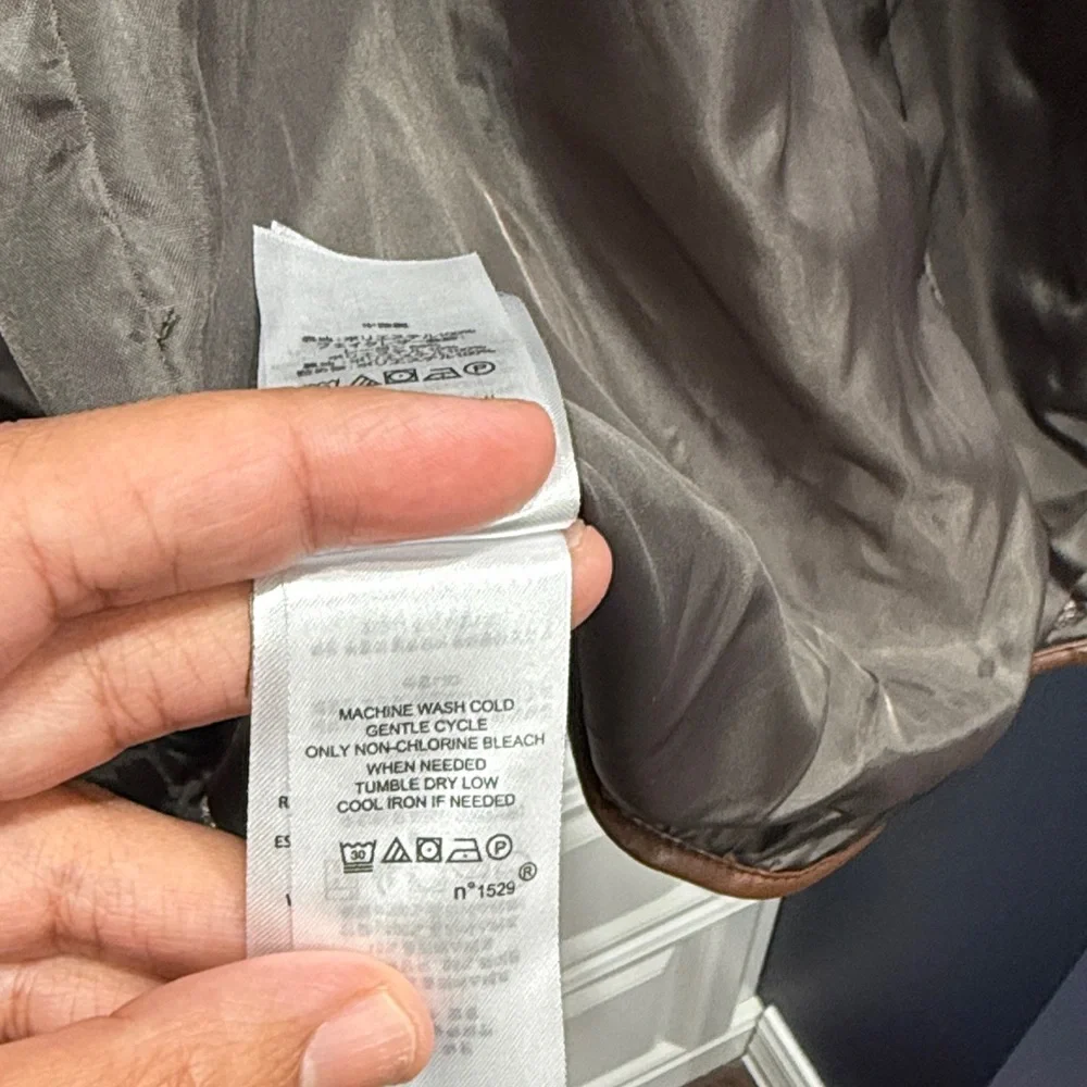 Ralph Lauren Quilted Brown Women's Puffer Coat Good Condition - Picture 11 of 16